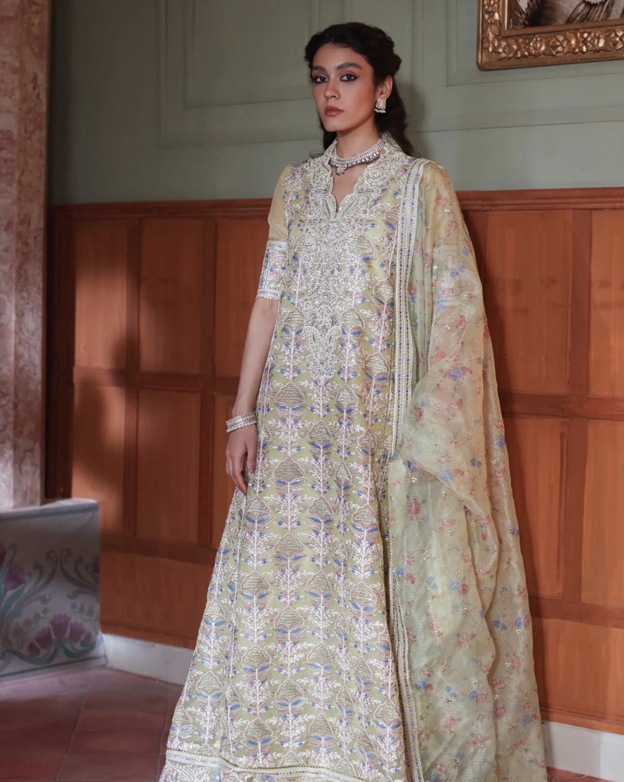 Qala by Mushq Unstitched Luxury Kamdaani - Image 4