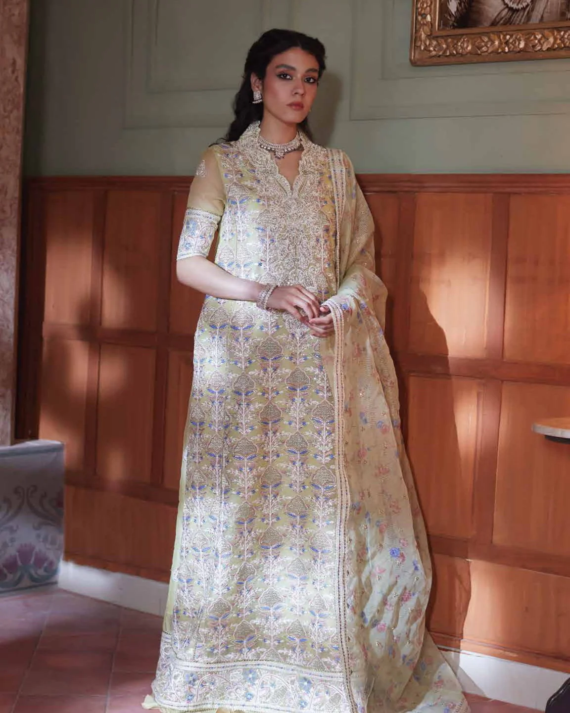Qala by Mushq Unstitched Luxury Kamdaani