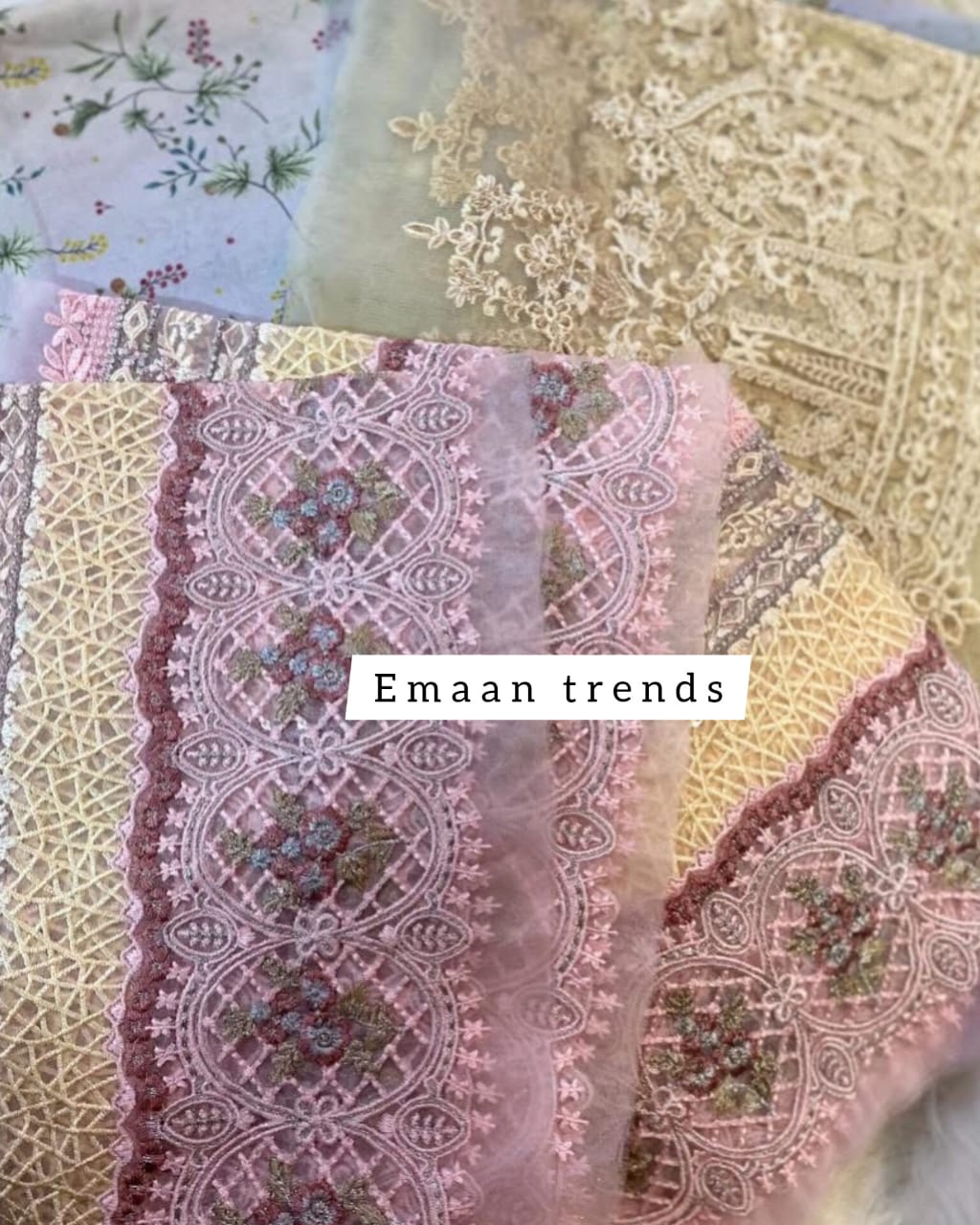 Faiza Saqlain- Freesia Luxury Lawn - Image 8