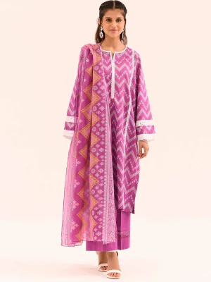 Nishat 3 peice-Printed Lawn