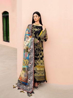 Rabazka- black Luxury Lawn