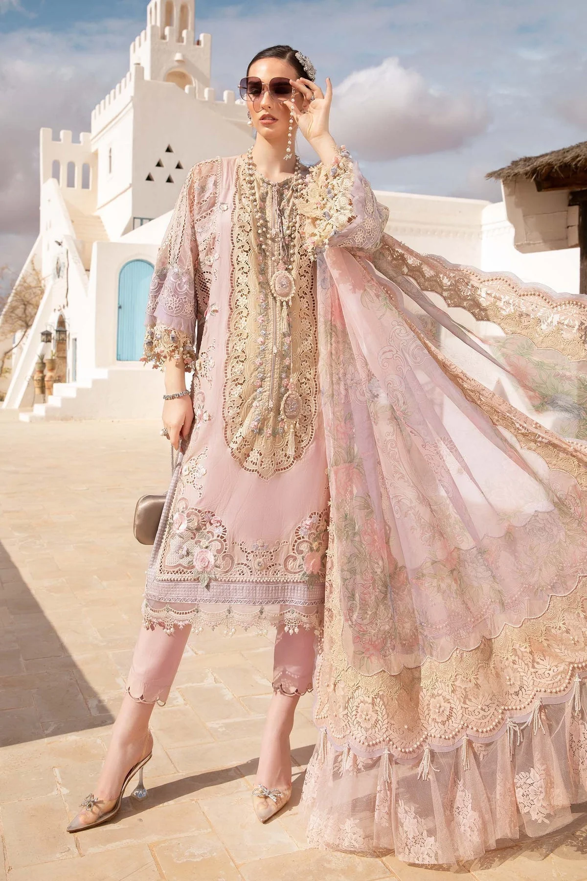 Maria B Unstitched Lawn | D-2406-A