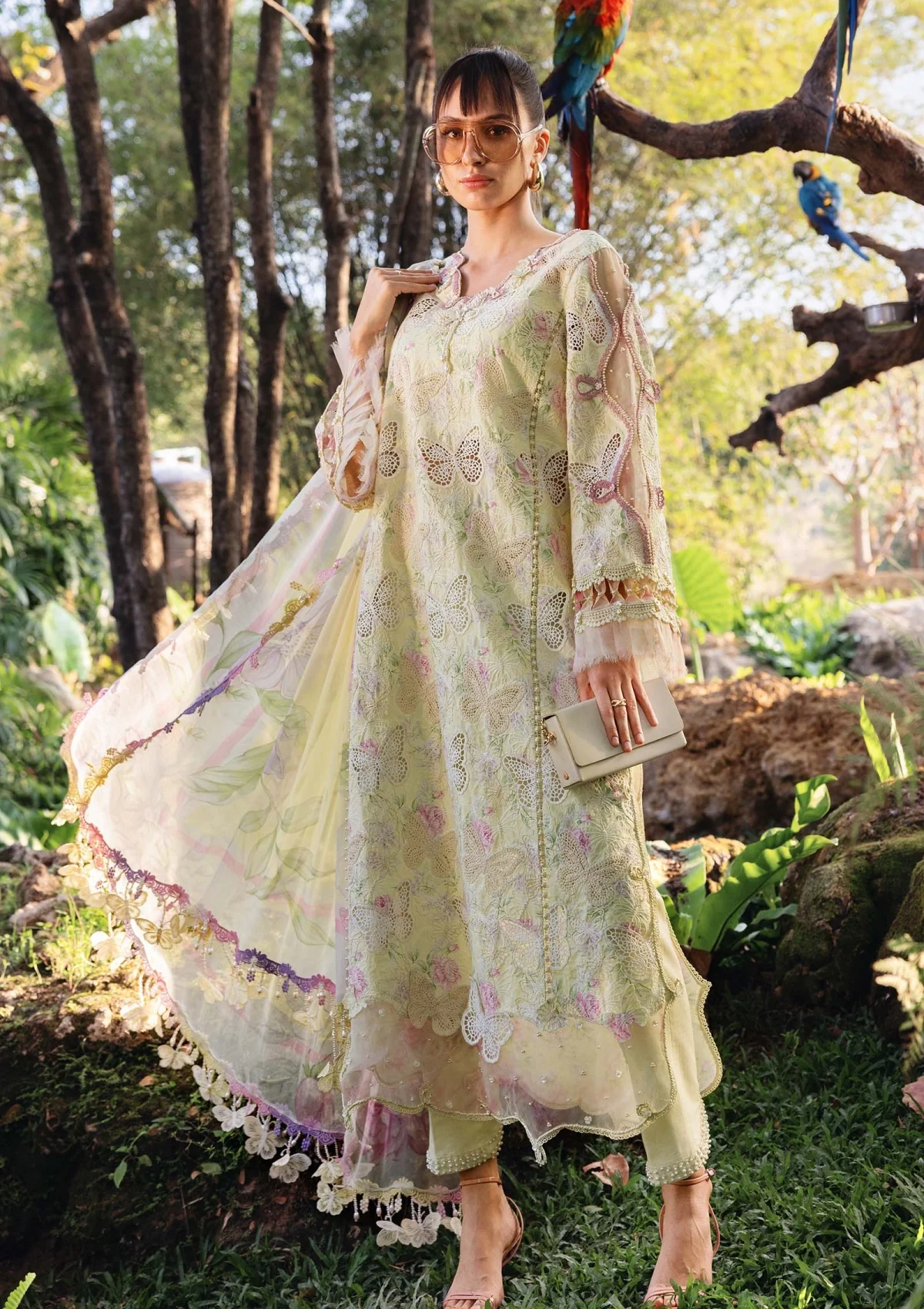 Mariab MPrints Lawn 2026 hit Code 1B yellow