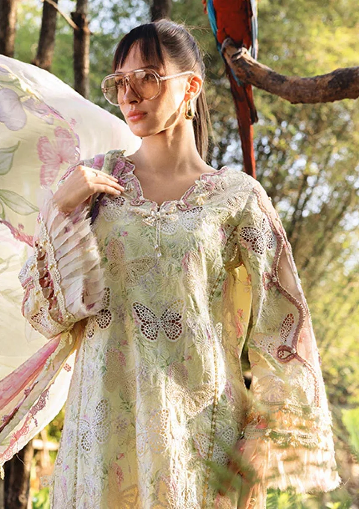 Mariab MPrints Lawn 2026 hit Code 1B yellow - Image 2