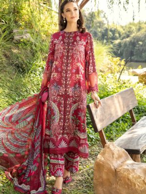 3 Piece Unstitched Printed Lawn Suit | MPT-2514-B