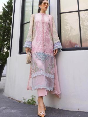 3 Piece Unstitched Embroidered Lawn Suit