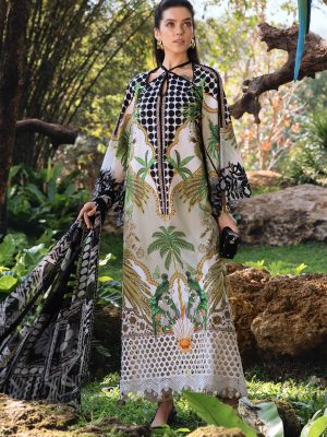 Maria.B MPrints Embroidered Lawn Unstitched 3Pc Suit MPT-2905-A