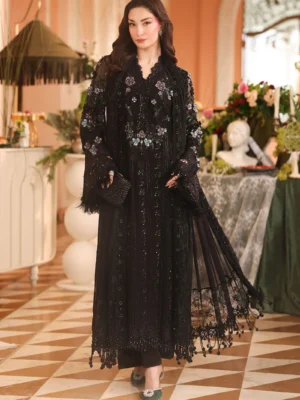 Maria B Embroidered Chiffon Collection 3 Piece Unstitched / Stitched