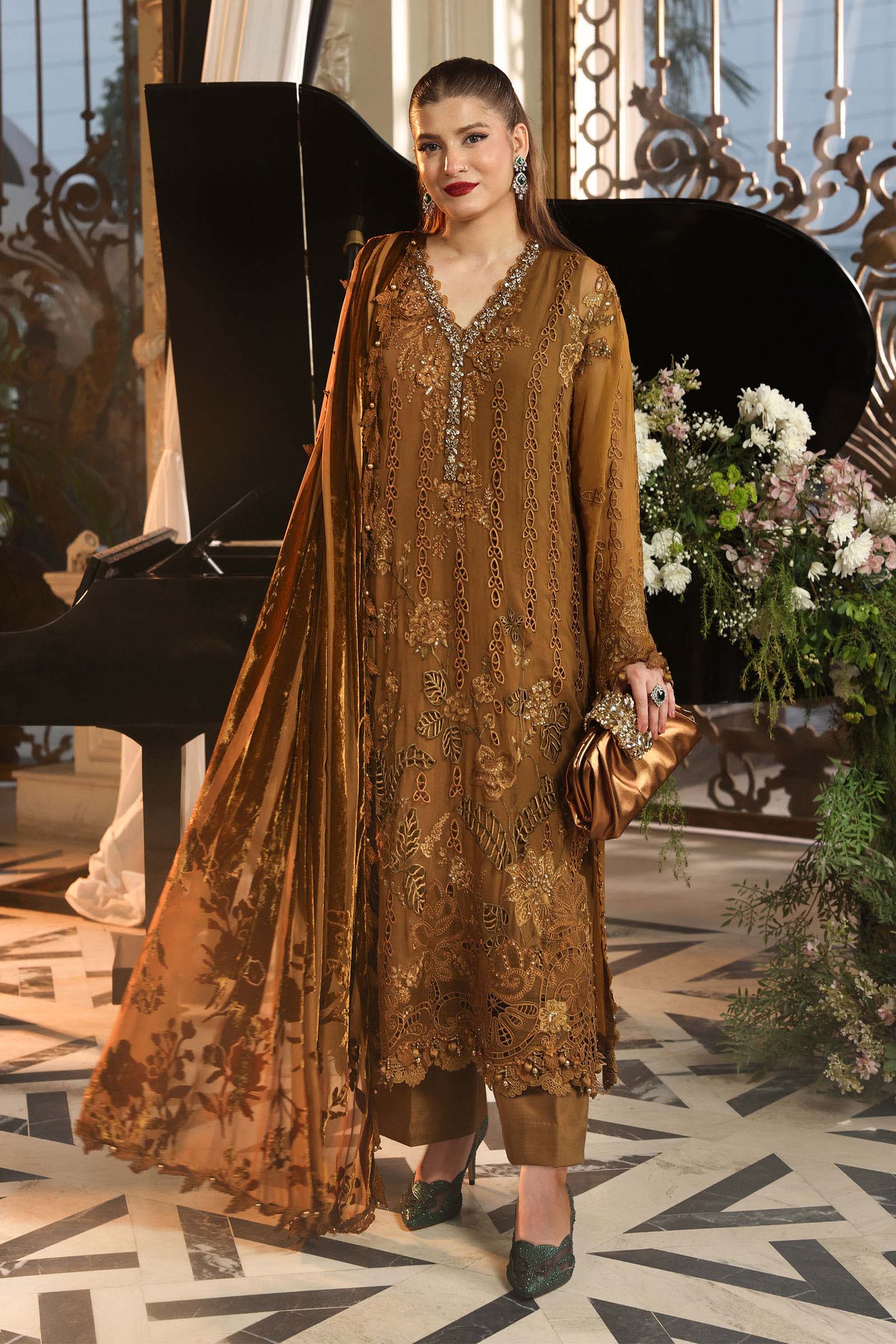 Formals - Maria B - Royale Tea Affair - Chiffons 26 - D#05Maria B